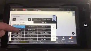 Paper tray settings | Sharp