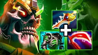 One Shot Builds Wraith King 35Kills Desolator + Divine Rapier + AC Builds Instant Burst Dota 2
