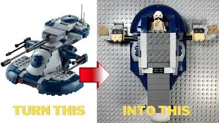 Turn Your LEGO AAT into Jango Fett's SLAVE 1 - TUTORIAL