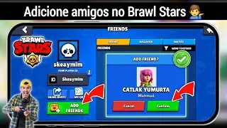 Como Adicionar Amigos no Brawl Stars (2025) | Enviar Solicitação de Amizade no Supercell ID