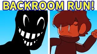 Friday Night Funkin': Running in The Backroom [Run For Your Life Song] - FNF Running Mod