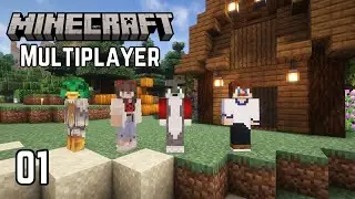 4 Friends Start a Minecraft World… | Minecraft Multiplayer Survival | Uncharted Episode 1