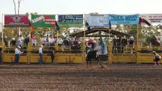 St  Brendan's Interschool Rodeo 2015 Roany Lane Waru NZ Senior Steer 84 pts