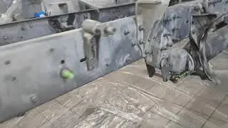 (Фрэд 7) Подготовка рамы к покраске. Импровизированая покрасочная камера.