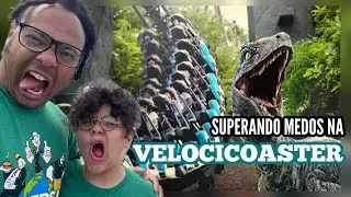 Perdendo o MEDO de TUDO numa MONTANHA RUSSA: VELOCICOASTER no ISLANDS OF ADVENTURE em Orlando