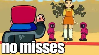 FNF Real Squid Game but if I miss a note, the video ends.. (Friday Night Funkin')