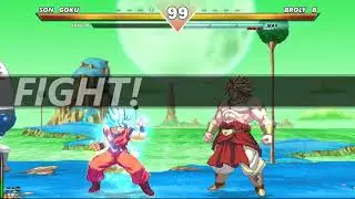 Goku vs Boss Broly
