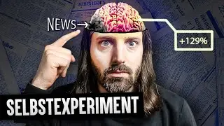 Das passiert mit deinem Gehirn, ohne schlechte Nachrichten! 📡 Selbstexperiment