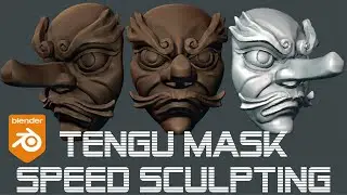 Tengu mask Speed sculpting