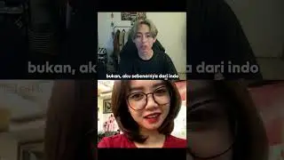 cewek ini terpesona dengan orang indo #rizz #ometv #ometvinternasional