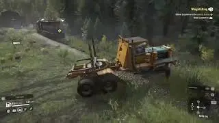 Snowrunner - Pulling a Train (Wisconsin DLC)