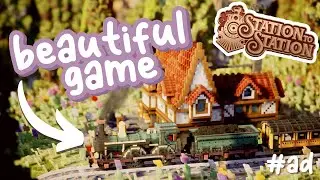 The most RELAXING and COZY railroad simulation game! (Station to Station gameplay)