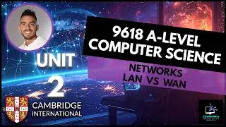 9618 AS Level Computer Science | Unit 2 Lesson 1: Networks Introduction | LAN vs WAN