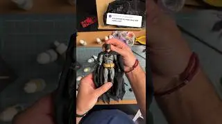 Batman head swap. Mezco vs Mafex. #actionfigures #batman #toycollector #shorts