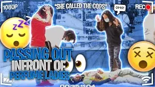Passing Out On Perfume Ladies *PUBLIC PRANK* (she called the cops) *SOCIAL EXPERIMENT*