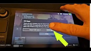 HOW TOO FIND YOUR CD KEY CODE ON GTA 5 FOR YOUR STEAM DECK WHEN YOU PURCHASE THE GAME