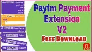 Paytm Payment Gateway Extension V2 | For Kodular, Thunkable, Appybuilder, App Inventor | MakeEasy