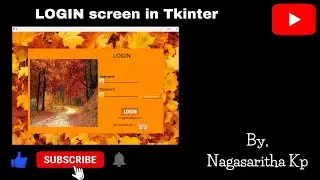 LOGIN Page in Tkinter