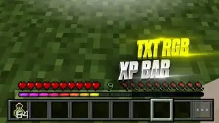 Texture pack RGB xp bar MCPE || Texture pack RGB xp bar MCPE 1.19 || Minecraft Bedrock