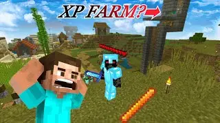 Minecraft PE Lets Play. Episode 5: XP farm?