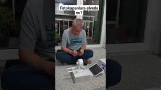 Fotokapanlara yeni alternatif.                           4G Solar panelli kamera #fotokapan