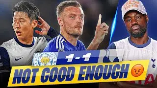 I'M FUMING WE THREW THE GAME AWAY IT'S NOT GOOD ENOUGH! 😡Leicester 1-1 Tottenham EXPRESSIONS REACTS