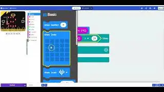Creating a temperature alert application by coding the micro:bit in makecode.