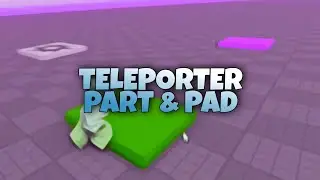 HOW TO MAKE TELEPORTER PAD OR PART