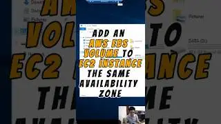 Attach an Amazon EBS volume to an instance #awstraining #aws #cloudcomputing #volume #googlecloud