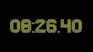 13 minutes and 0 seconds countdown timer with 2 fractional digits accuracy