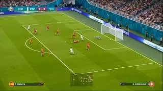 SPAIN VS SWITZERLAND QUARTER FINAL EURO 2020 GAMEPLAY PES 2021 AT GAZPROM ARENA !