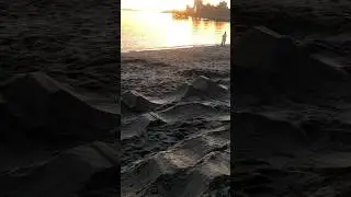 HUGE sand jumps at the beach #bikepark #bmx #fingerbike #crazy