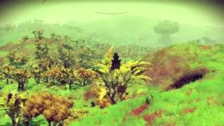 No Man's Sky (PS4) - 20 seconds of my initial planet (No Commentary)