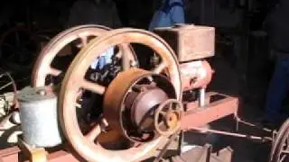 One Lung Gas Engine Old and Vintage