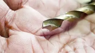 How To Sharpen A Mettle Drill Bit With Angle Grinder