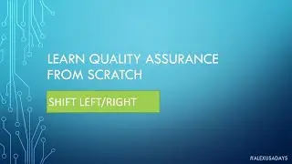 Manual QA: Testing for Beginners - Shift Left and Shift Right - Part 8