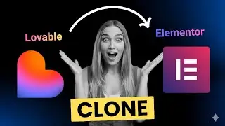ONE-Click Convert Lovable Website to Elementor | Clone2Elementor Tutorial