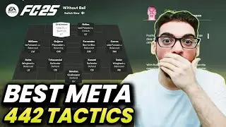 BEST META 442 FORMATION AND CUSTOM TACTICS IN FC 25 ULTIMATE TEAM