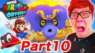 Hikakin's Super Mario Odyssey Live Commentary Part 10 [Battle with a Giant Octopus in the Sea Kin...