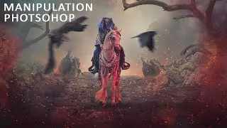 Evil Ride Photoshop Manipulation Tutorial And Blend Fire Effect