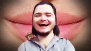 Маргинал поет ГУБАМИ
