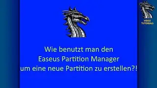 Wie erstellt man eine neue Partition?!