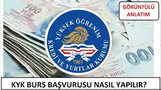 DOĞRU BURS BAŞVURUSU- 2023 KYK BURS BAŞVURUSU NASIL YAPILIR? (GÖRÜNTÜLÜ ANLATIM) MEB BURSU BAŞVURUSU