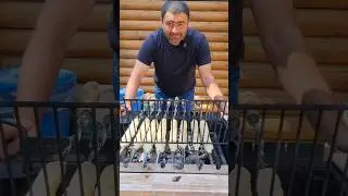 Хачапури на мангале от Алексана!! #meat #еда