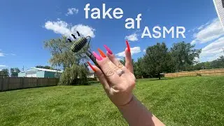 FAKE ASMR - (No Sounds Are Real . . . Tapping, Rolling etc.)