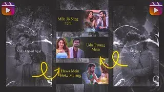 Trending New Style Lyrics Video Editing | Lyrics Video Editing | Alight Motion Editing Alight |