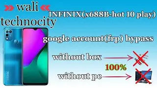 infinix x688b hot 10 play frp bypass without pc | infinix x688b frp bypass
