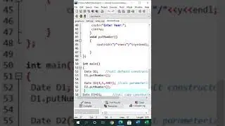 C++ Example for constructors