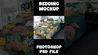 Bedding Mockup - Photoshop File