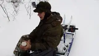 Покатались на мотобуксировщике по полями, и вот что мы встретили...